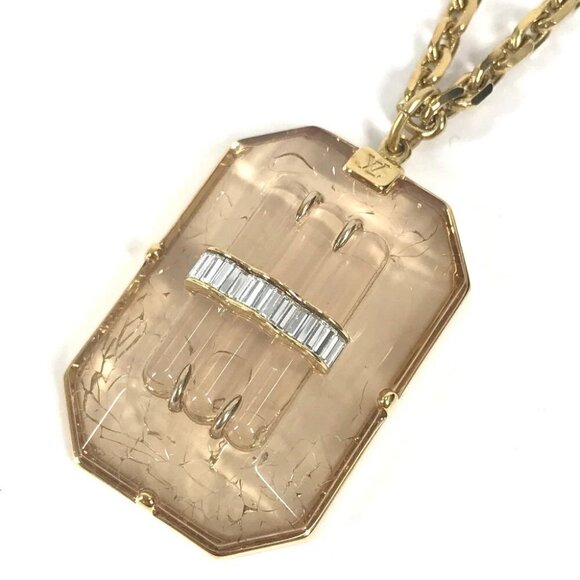 LOUIS VUITTON M66448 Accessories Pandanthif Rock My World Chain Necklace - Picture 1 of 13